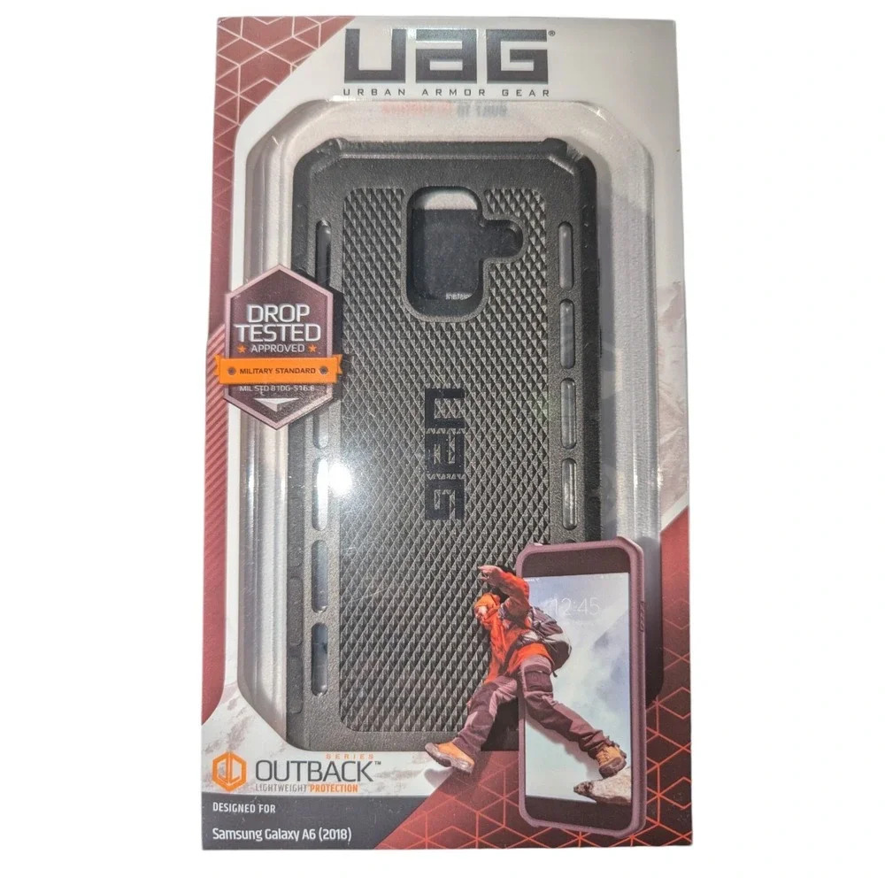 A5. UAG- Urban Armor Gear Outback Case for Samsung Galaxy A6 (2018) - Black